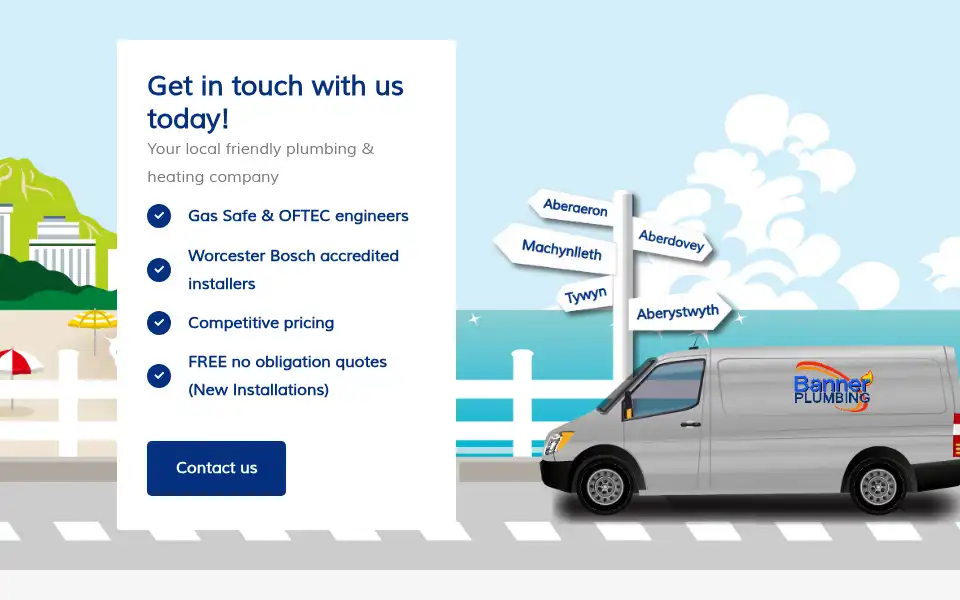 Screenshot of bannerplumbing.co.uk