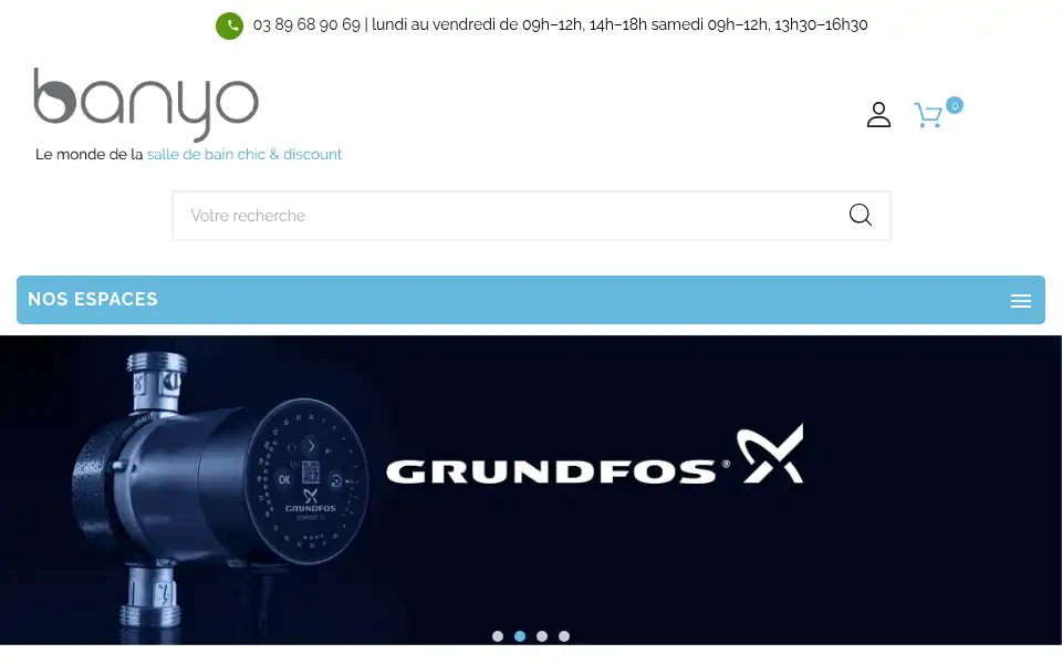Screenshot of banyo.fr