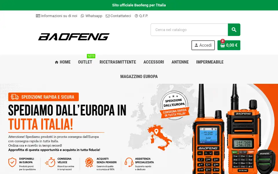 Screenshot of baofengradio.it