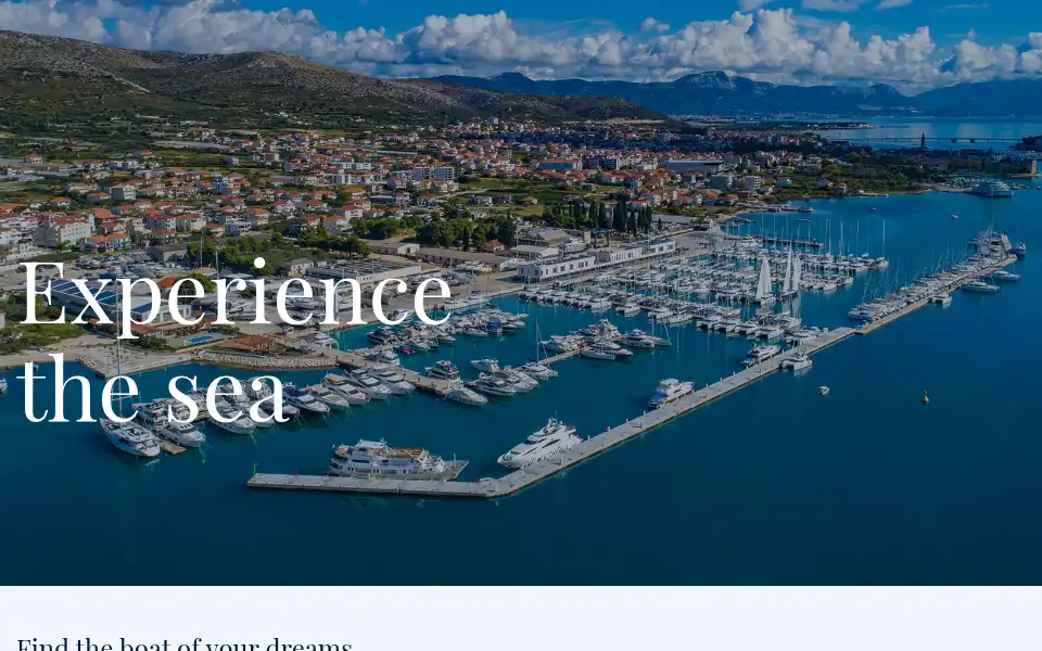 Screenshot of baotic-yachting.com