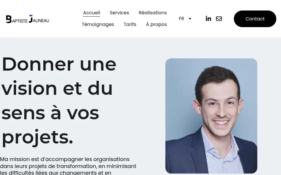 Screenshot of baptistejauneau.com