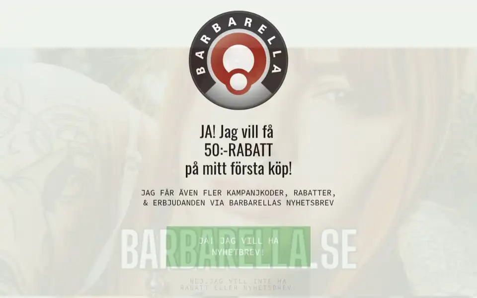 Screenshot of barbarella.se