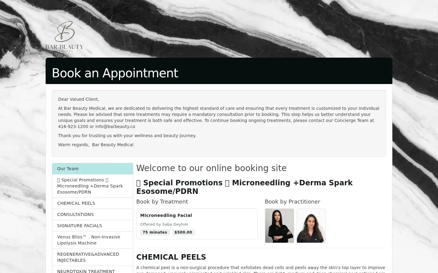 Screenshot of barbeauty.ca