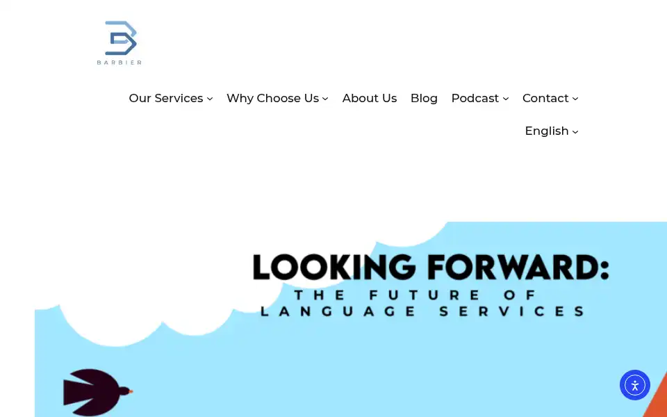 Screenshot of barbierinc.com
