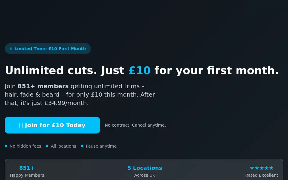 Screenshot of barbr.club