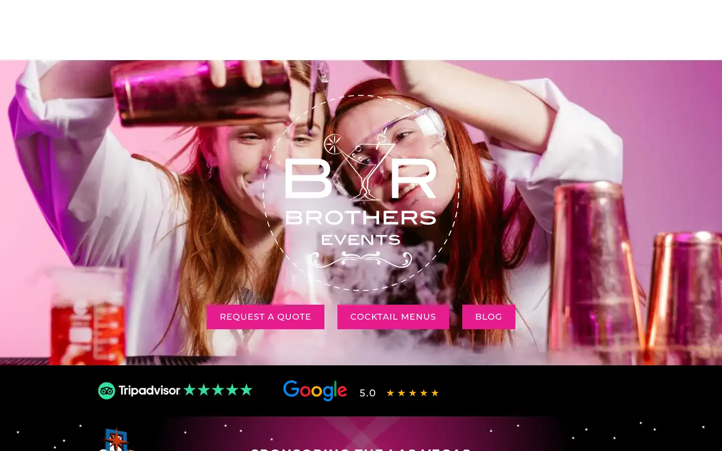 Screenshot of barbrothersevents.co.uk