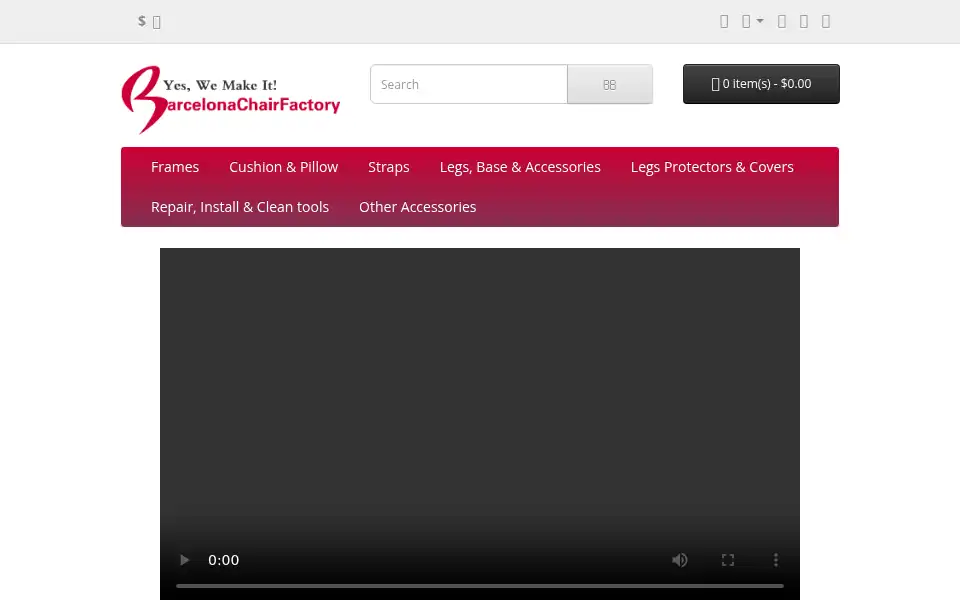 Screenshot of barcelonachairfactory.com