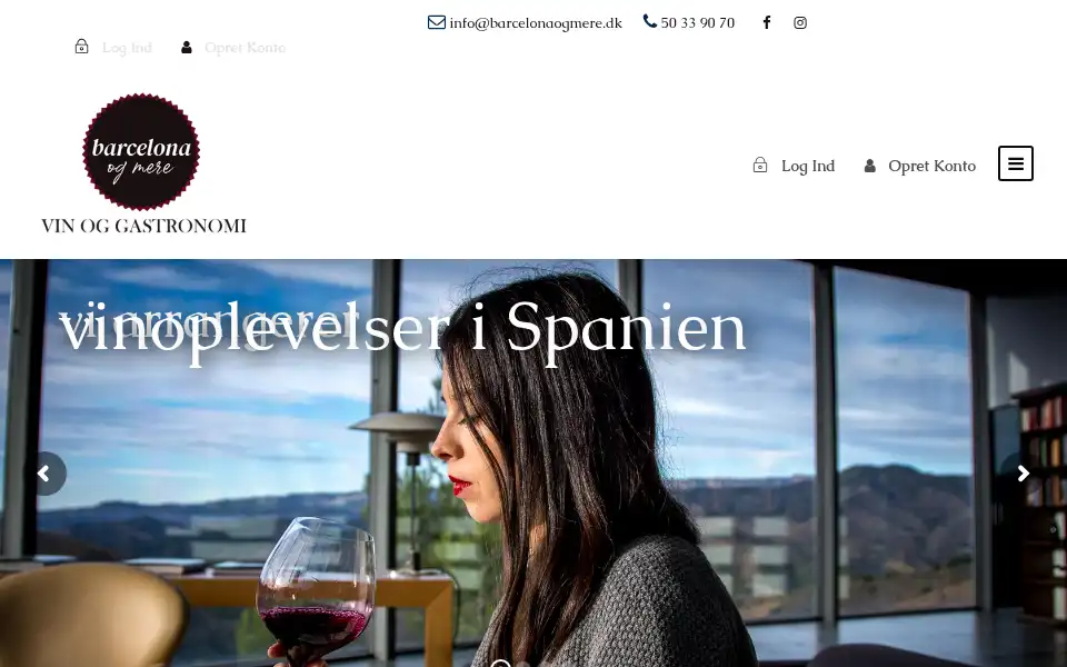Screenshot of barcelonaogmere.dk