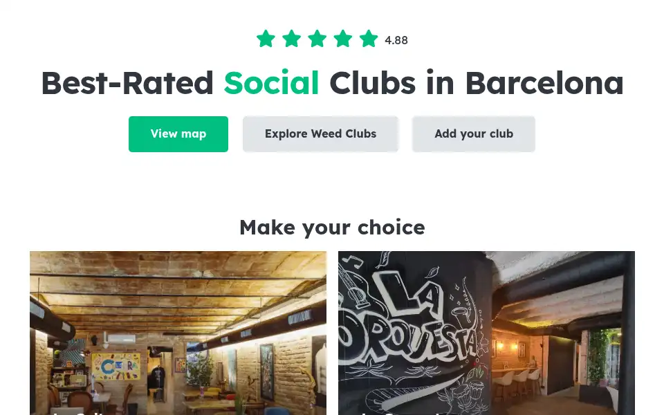 Screenshot of barcelonaweedclubs.com