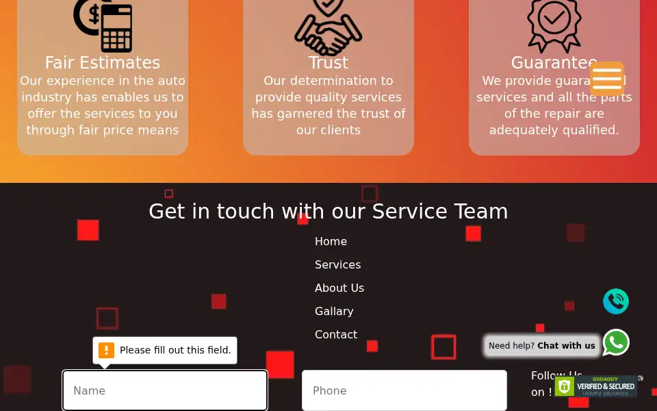 Screenshot of barcodeautocare.com