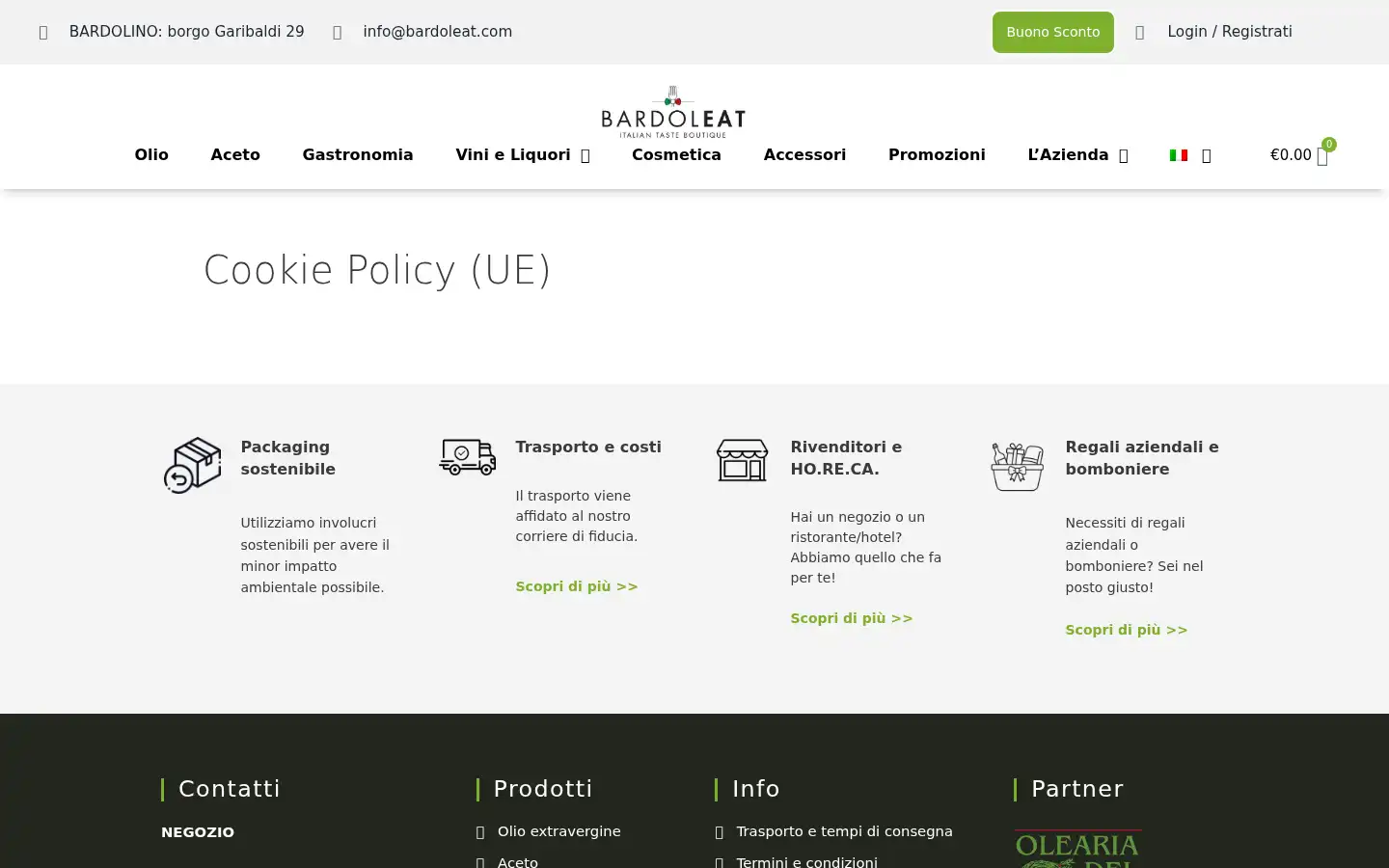 Screenshot of bardoleat.com