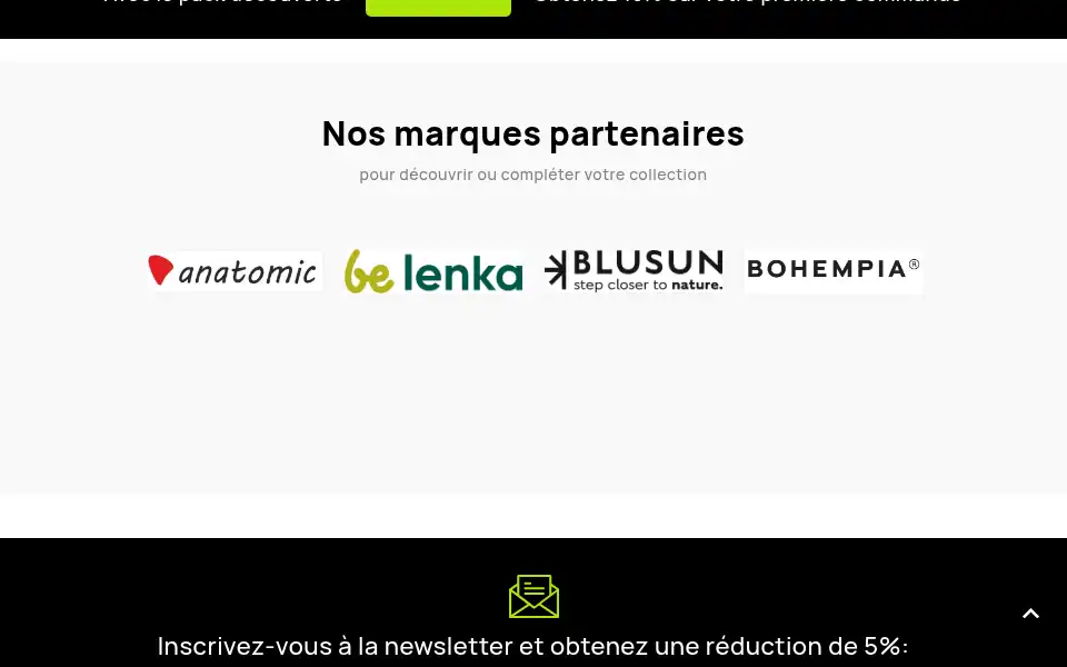 Screenshot of bareshoes.fr