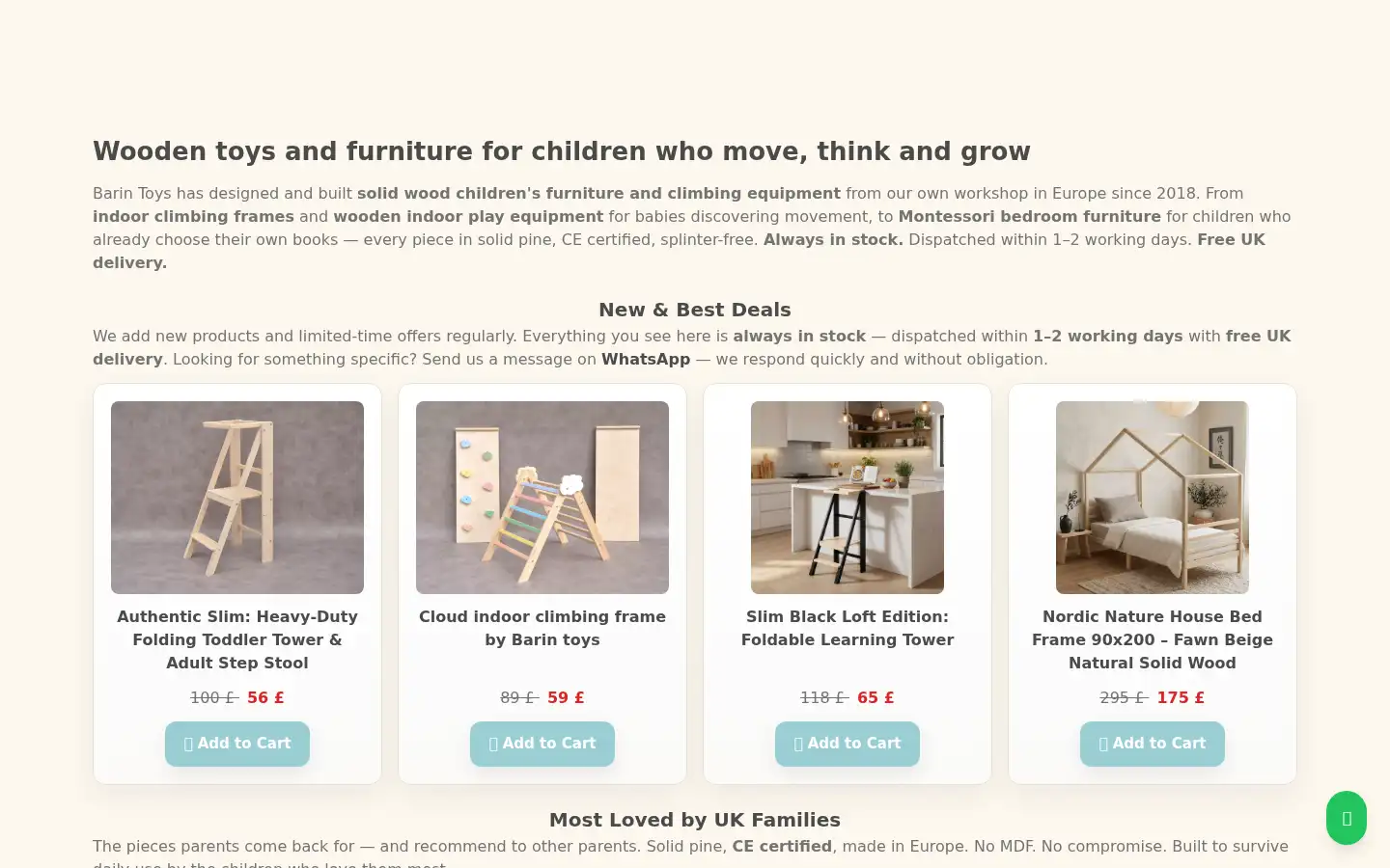 Screenshot of barintoys.co.uk