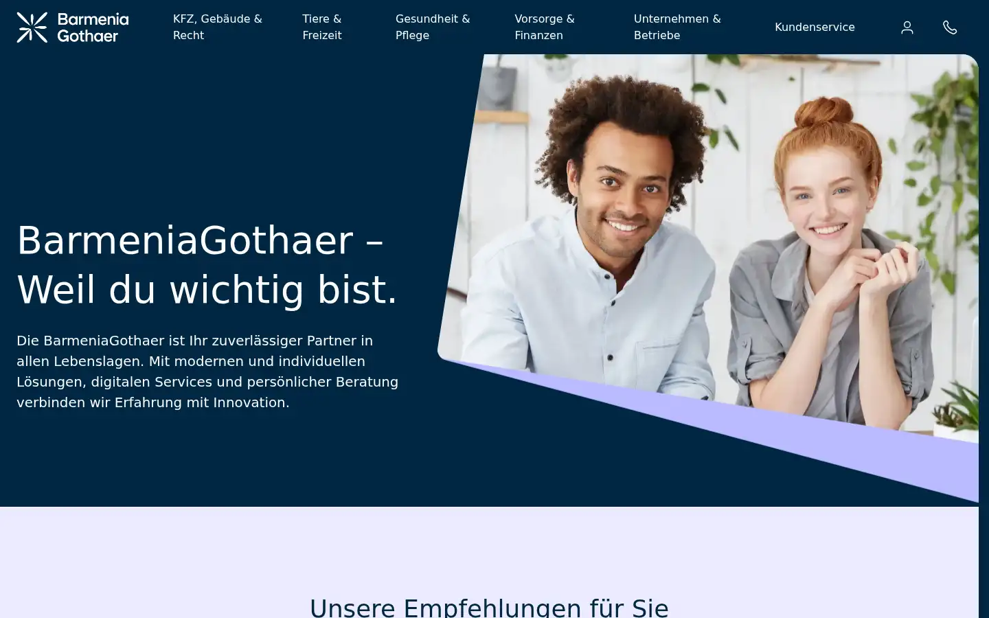 Screenshot of barmeniagothaer.de
