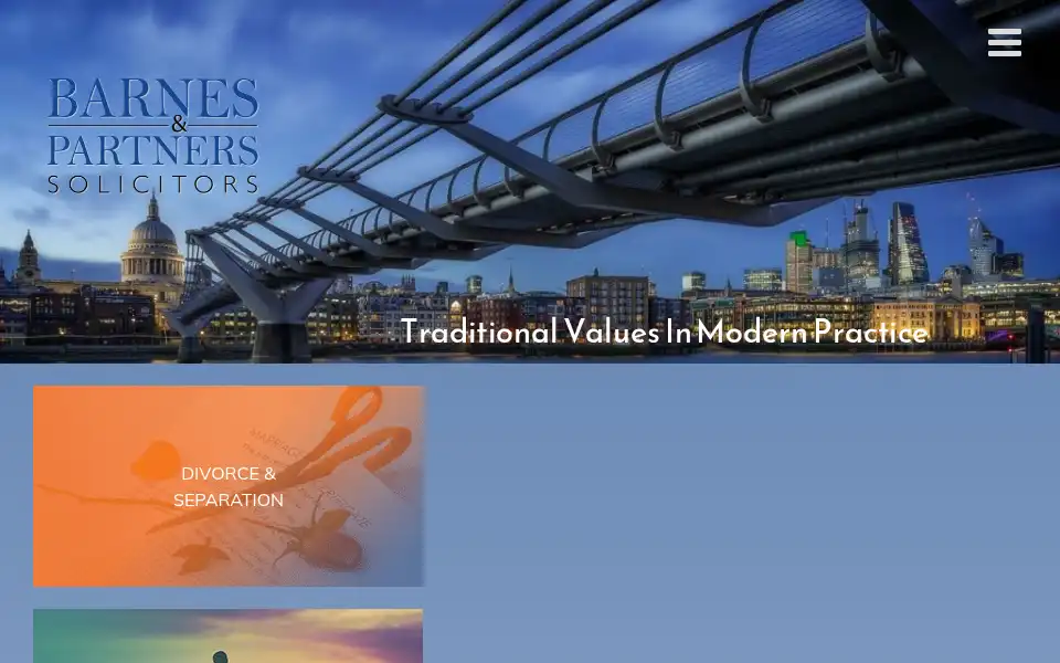 Screenshot of barnesandpartners.com