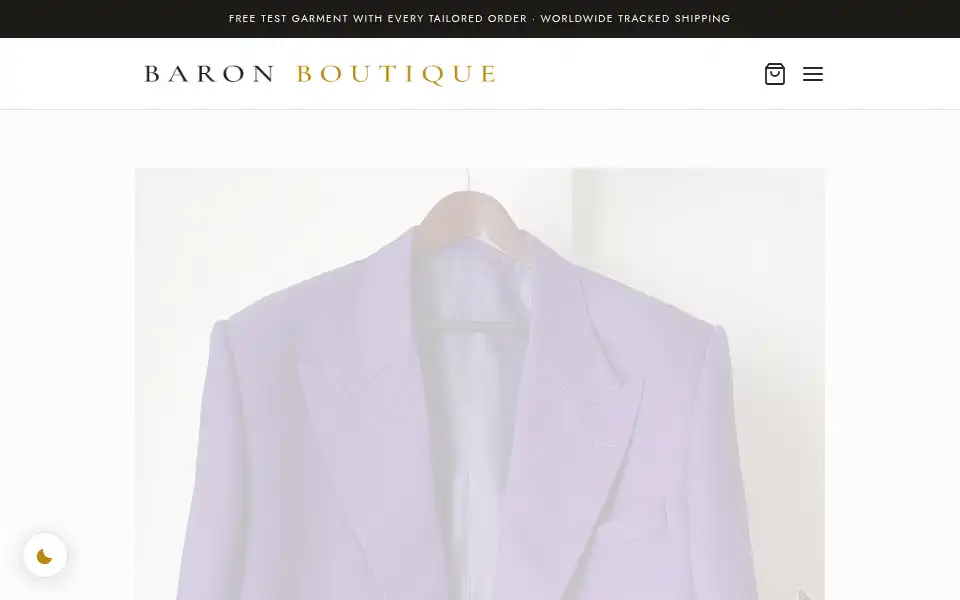 Screenshot of baronboutique.com