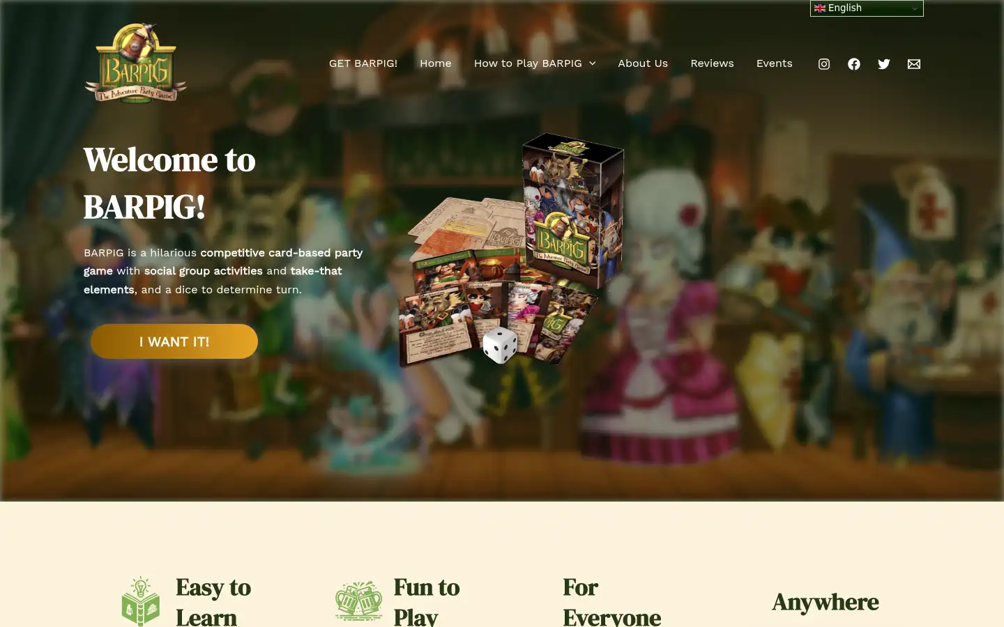 Screenshot of barpig.eu