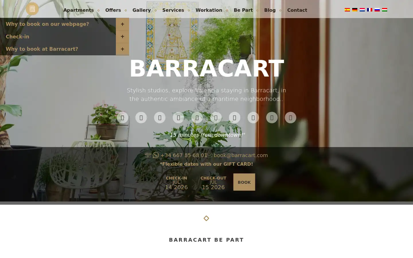 Screenshot of barracart.com