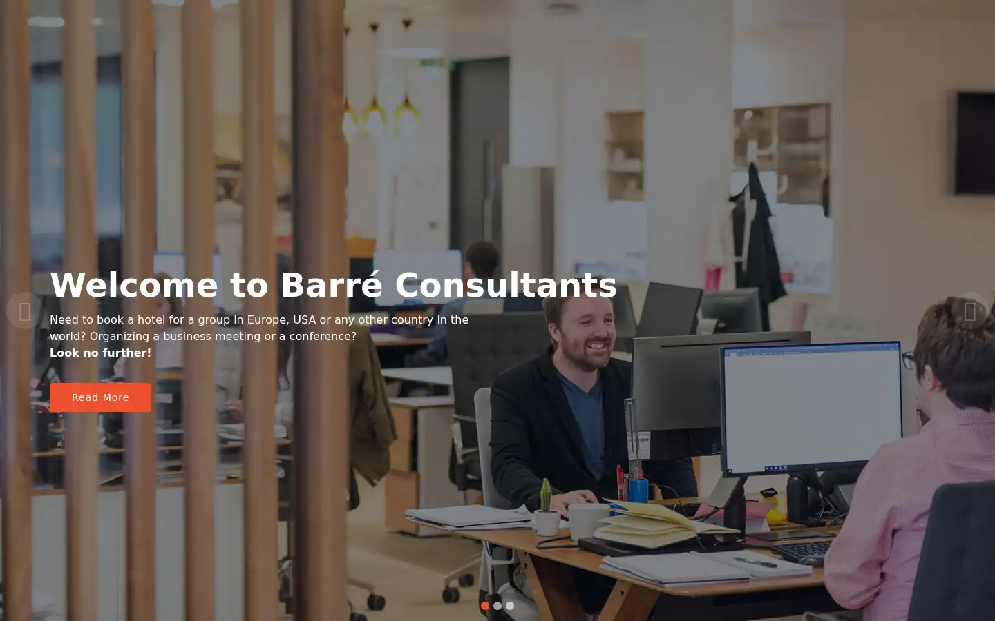 Screenshot of barre-consultants.com