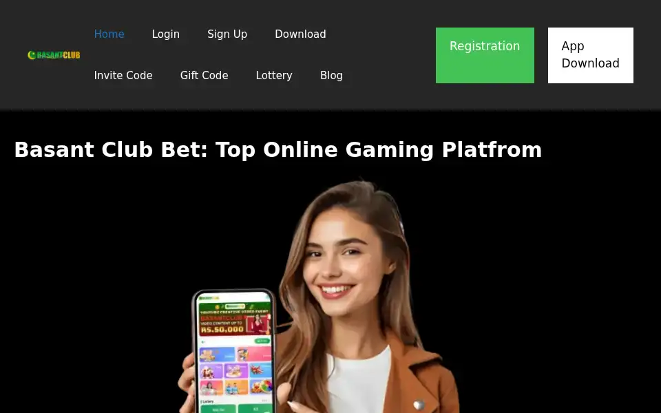 Screenshot of basantclubs.bet