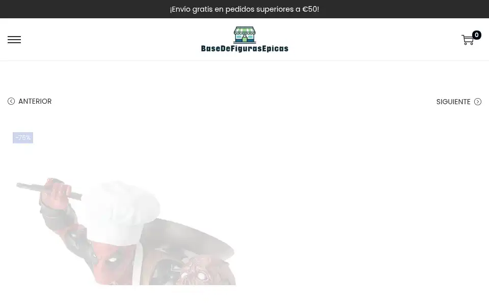 Screenshot of basedefigurasepicas.com