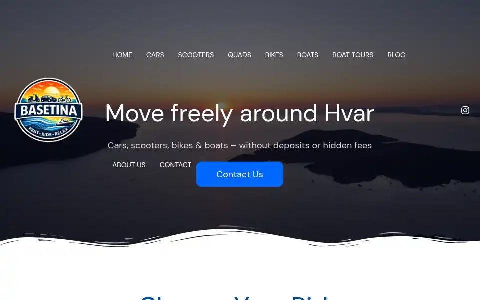 Screenshot of basetina.hr