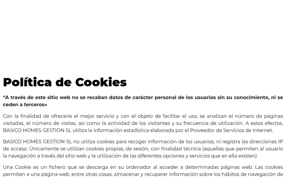 Screenshot of basico.es