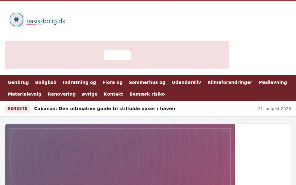Screenshot of basis-bolig.dk