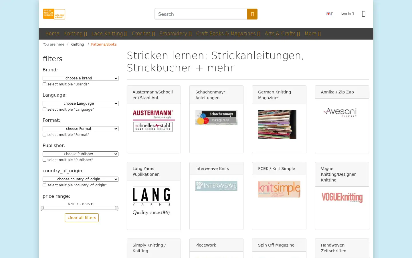 Screenshot of bastelundhobbykiste.de