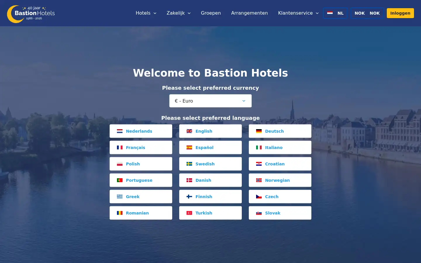 Screenshot of bastionhotels.com