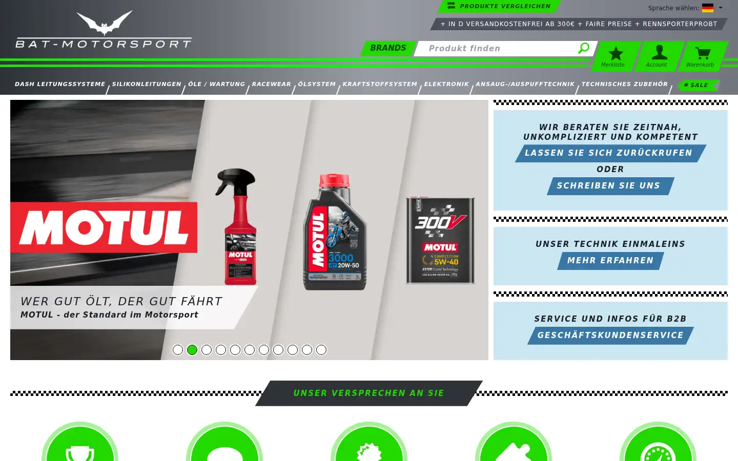 Screenshot of bat-motorsport.de