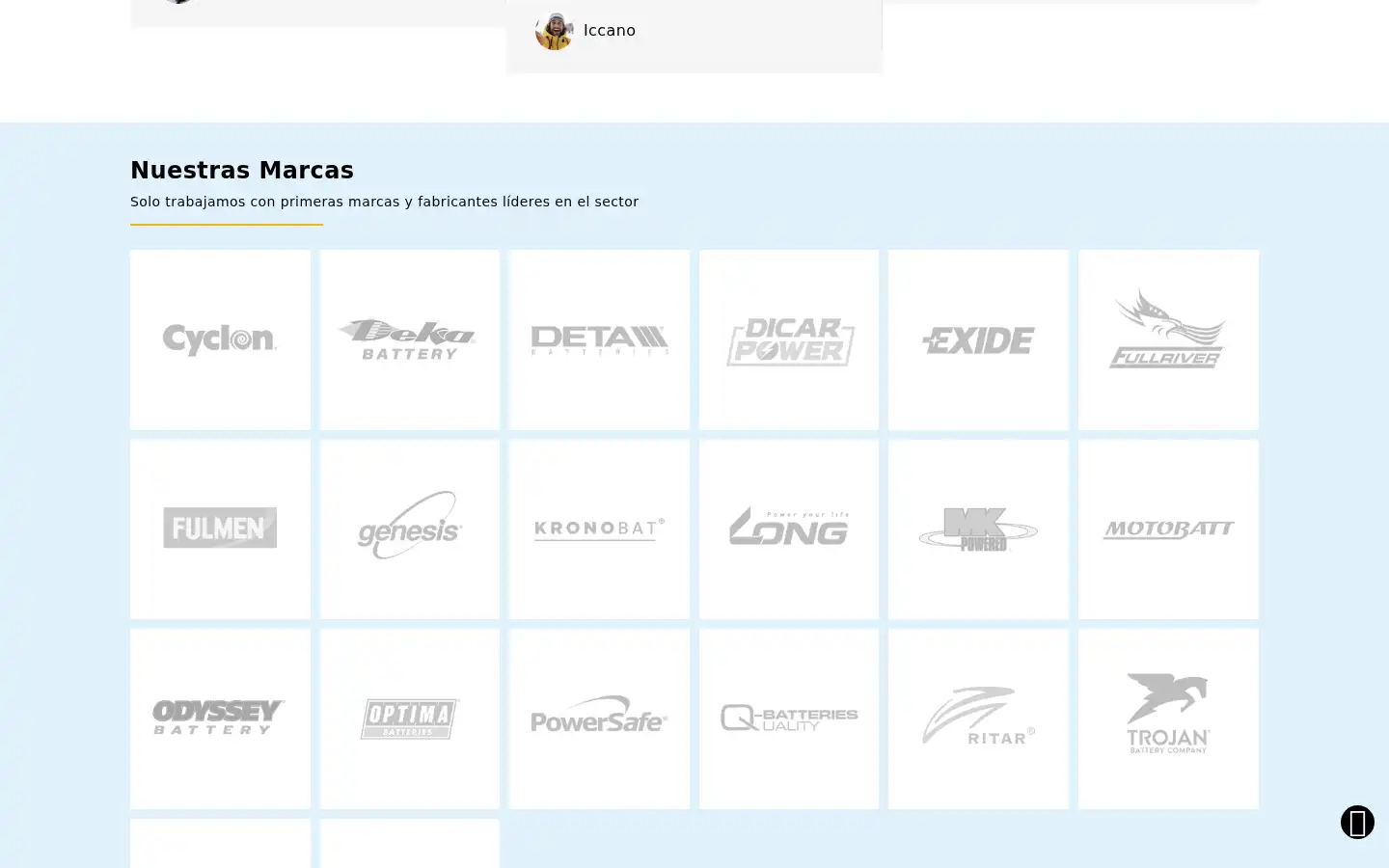 Screenshot of bateriasencasa.com