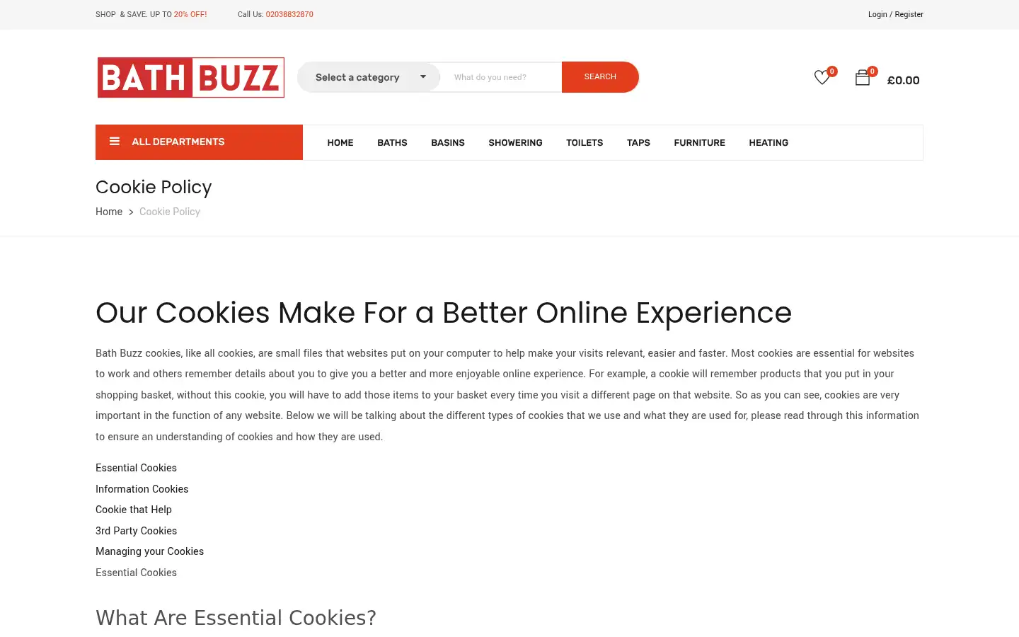 Screenshot of bathbuzz.co.uk