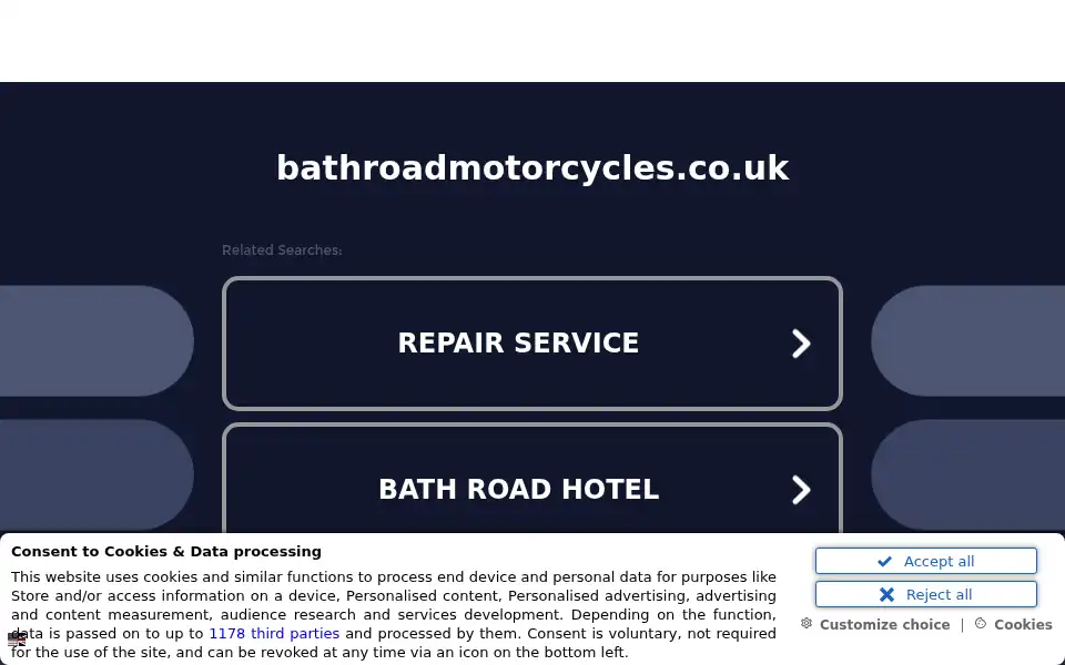 Screenshot of bathroadmotorcycles.co.uk
