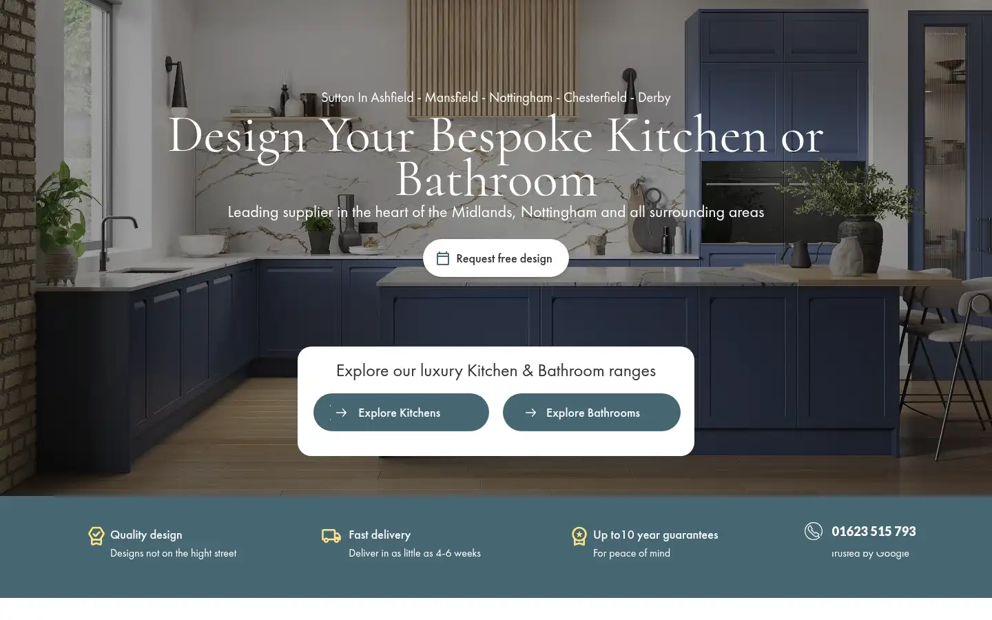 Screenshot of bathroomandkitchensolutions.co.uk