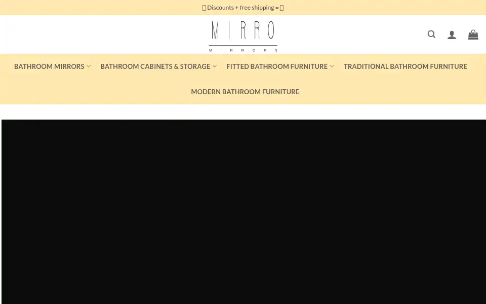 Screenshot of bathroommirror-shop.com