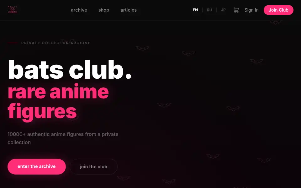 Screenshot of batsclub.com