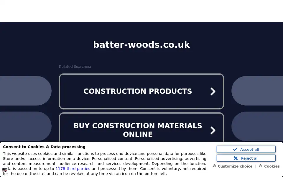 Screenshot of batter-woods.co.uk