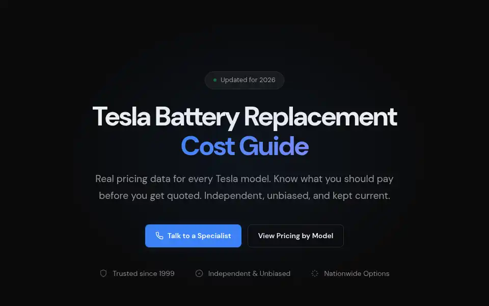 Screenshot of batteries.com