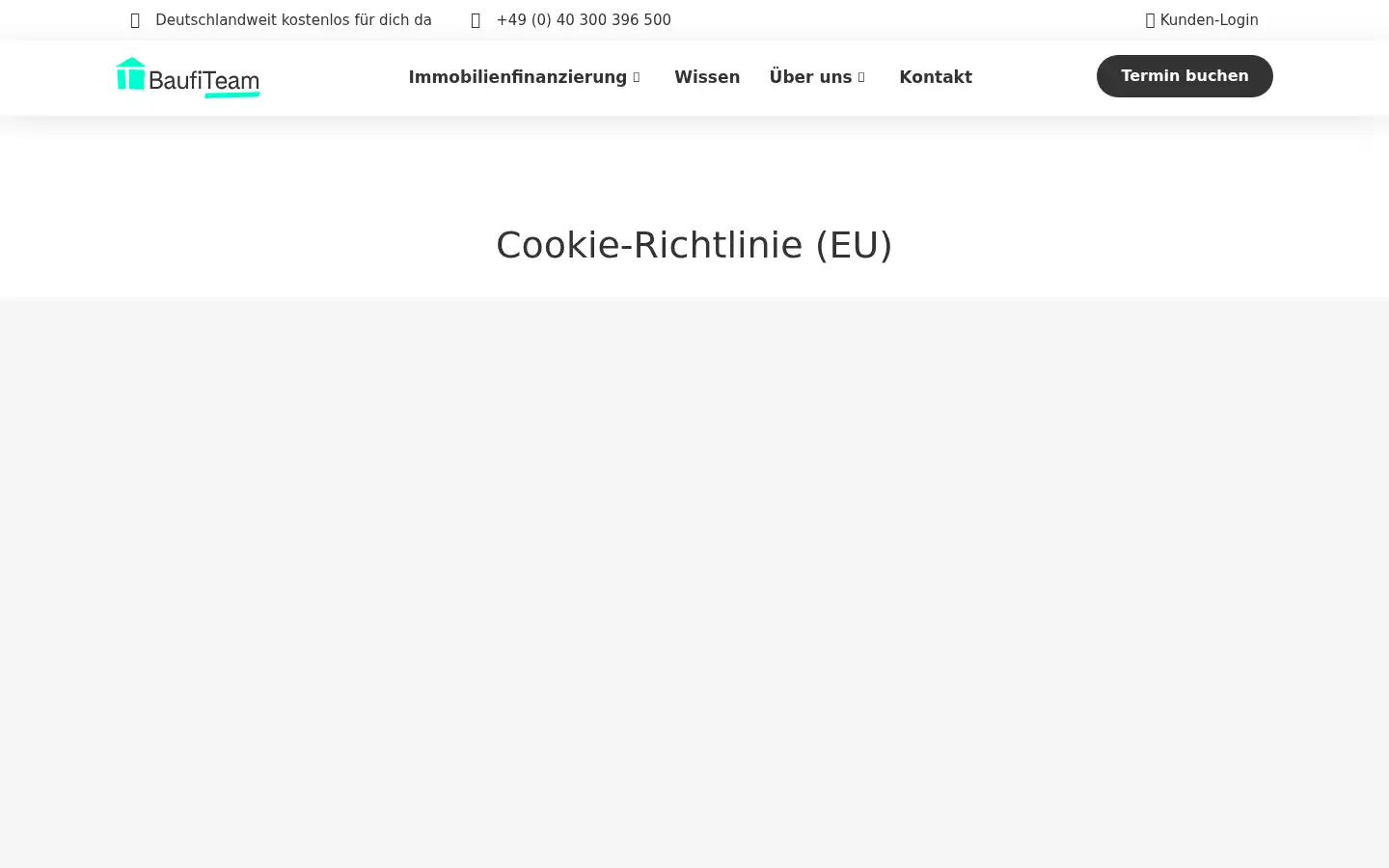 Screenshot of baufiteam.de