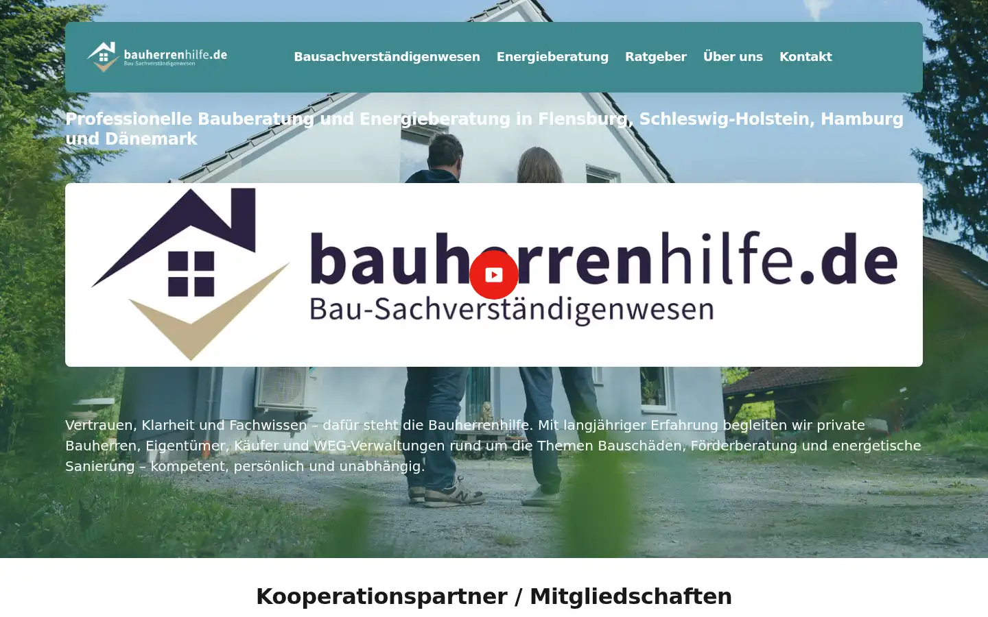 Screenshot of bauherrenhilfe.de