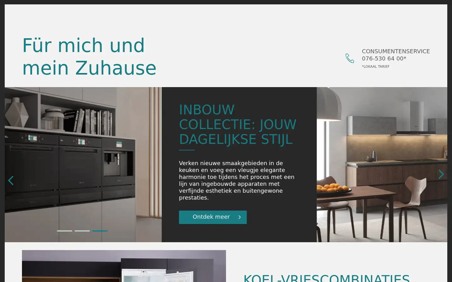 Screenshot of bauknecht.nl