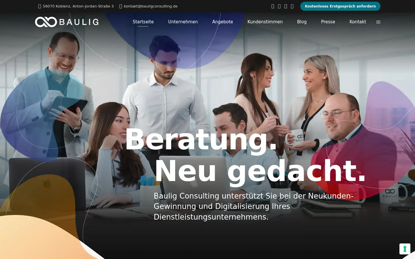 Screenshot of bauligconsulting.de