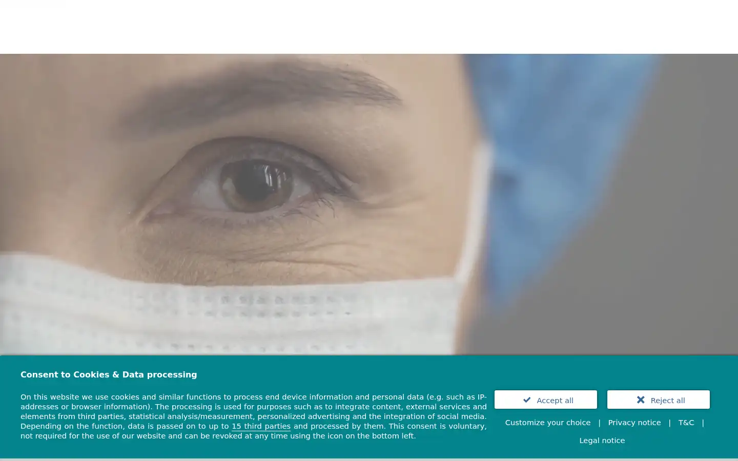 Screenshot of bausch.co.uk