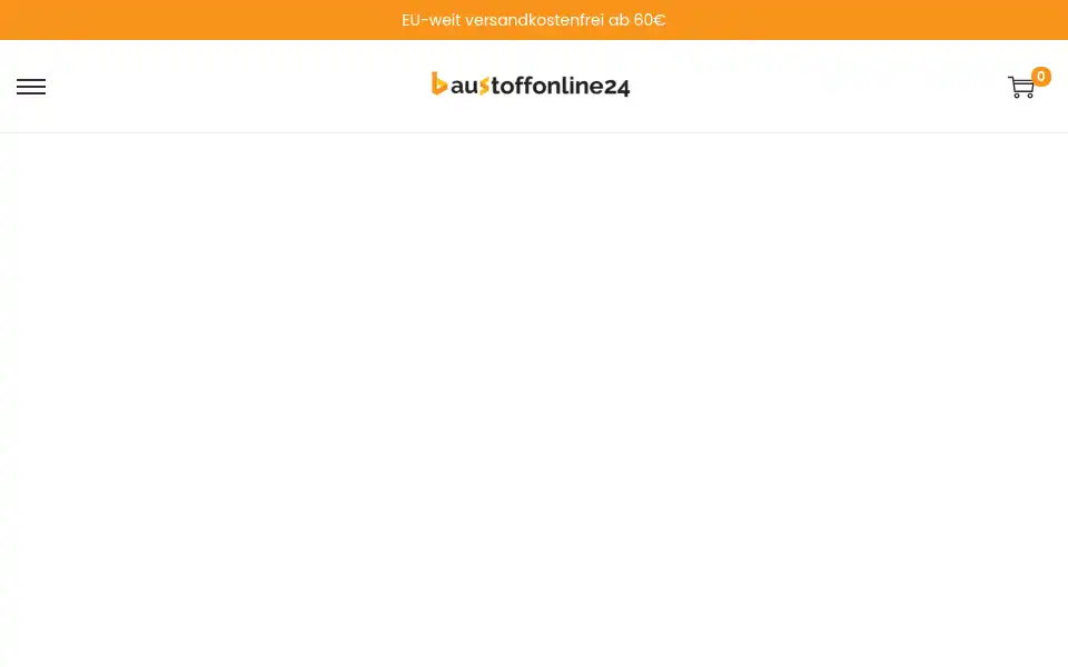 Screenshot of baustoffonline24.com