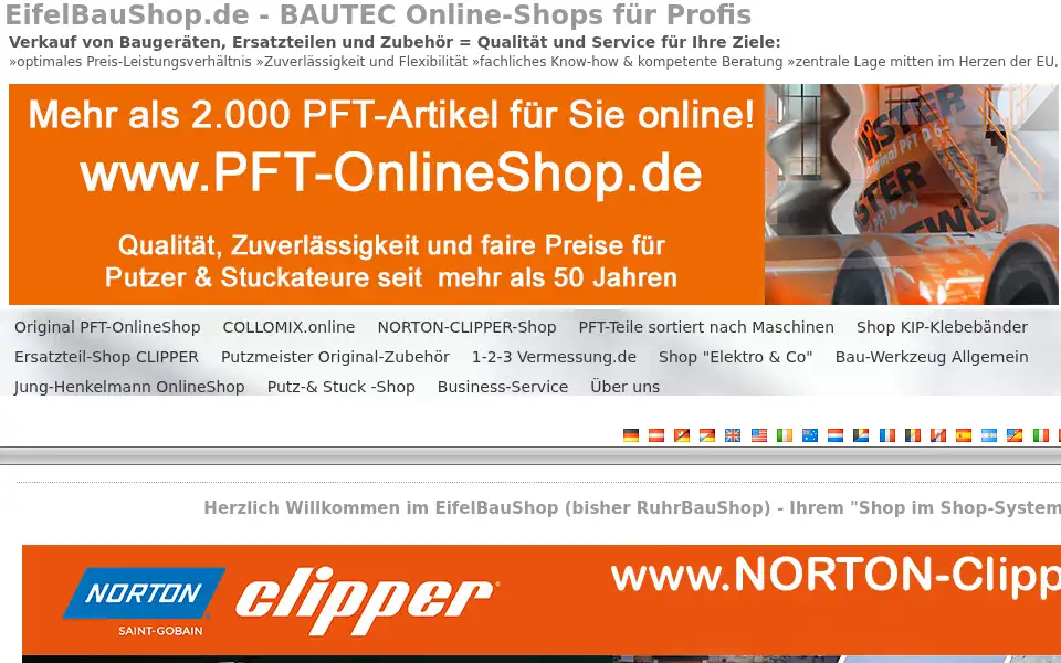 Screenshot of bautec-hoefer.de