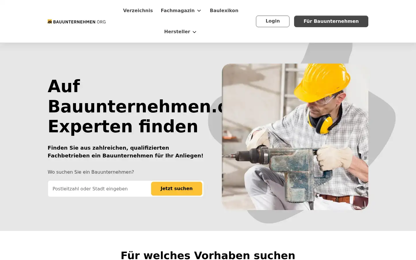 Screenshot of bauunternehmen.org
