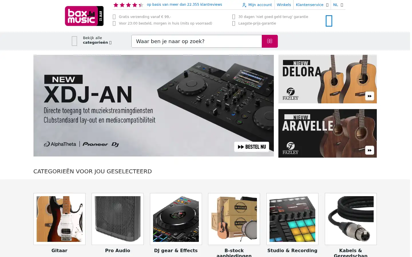 Screenshot of bax-shop.be