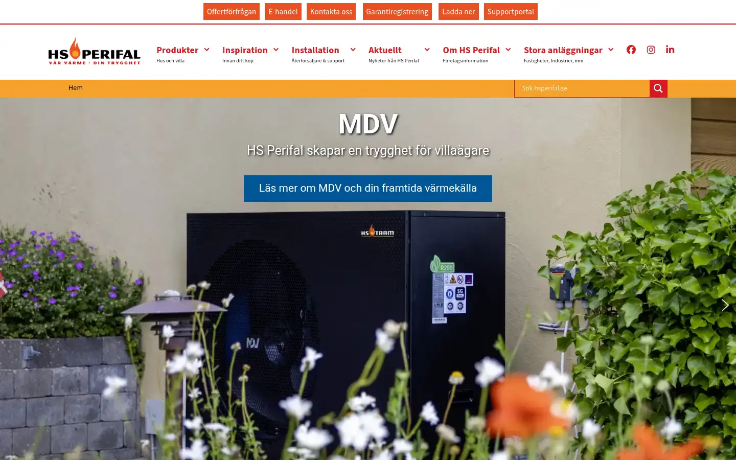 Screenshot of baxi.se