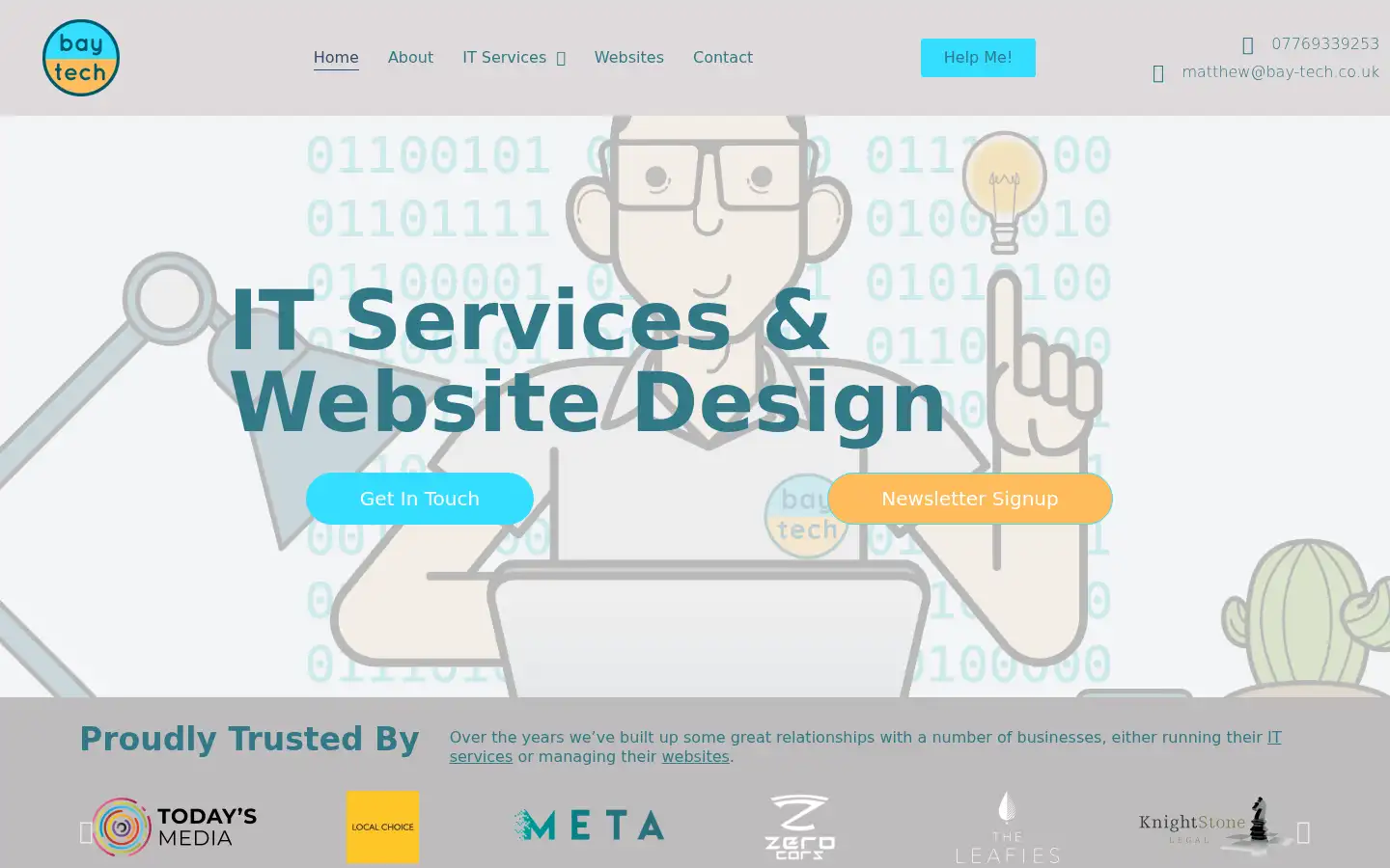 Screenshot of bay-tech.co.uk